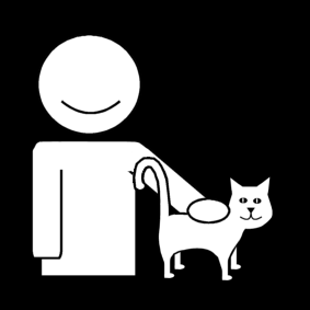 caresser le chat
